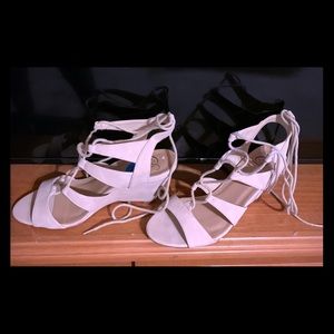 Love D- Women’s Beige Strap Wedge Sandals Shoes
